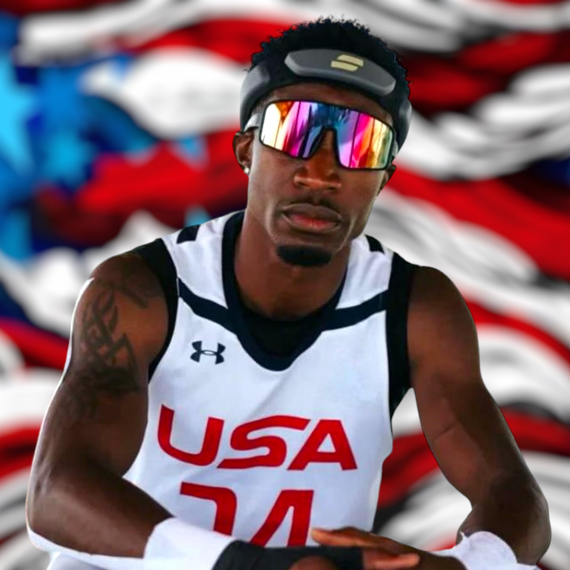 Team USA Mens Flag Football Protective Headgear